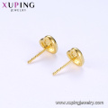 95953 Xuping bijoux plaqué or 24K Chine gros boucles d&#39;oreilles en forme de cœur